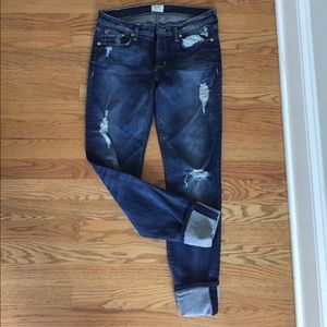 EUC HUDSON KRISTA SUPER SKINNY JEANS SZ 27